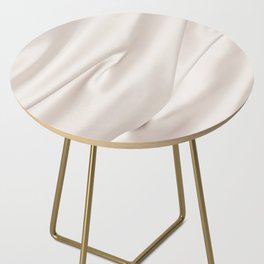Luxury Champagne Silk Texture Side Table