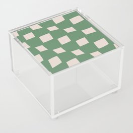 Green Liquid Checkerboard Acrylic Box