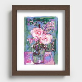 A Glass of Joy Recessed Framed Print