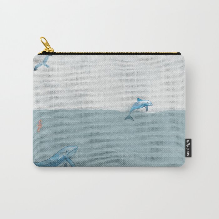 Nautical Whimsy Carry-All Pouch by Underwater_Traveler | Society6