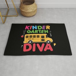 Kindergarten Diva Area & Throw Rug