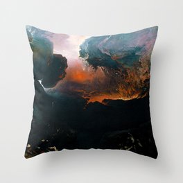 The Great Day of His Wrath by John Martin (1851) Throw Pillow