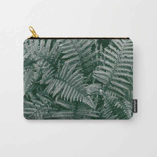 Fern Leaves Carry-All Pouch