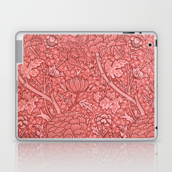 William Morris "Cray" 8. coral Laptop & iPad Skin