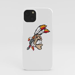 American indian man. Mascot. Kentucky. iPhone Case