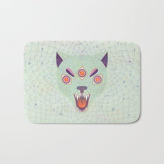 Cosmic Cat Bath Mat