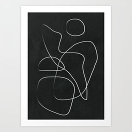 Abstract Line IV Art Print