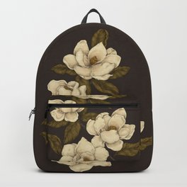 Magnolias Backpack | Vintage, Magnolias, Flower, Illustration, Nature, Floral, Magnolia, Botanical, Flora, Curated 