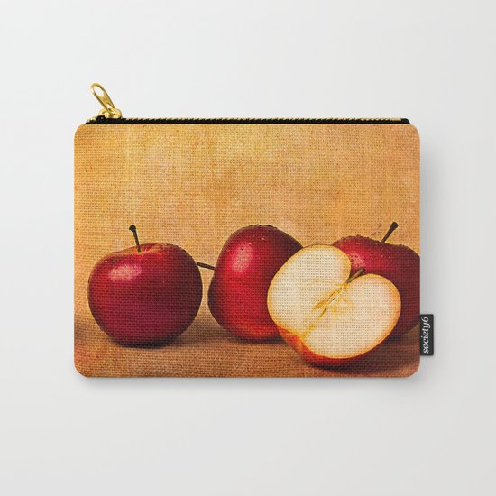 Apples In Red Panorama Carry-All Pouch