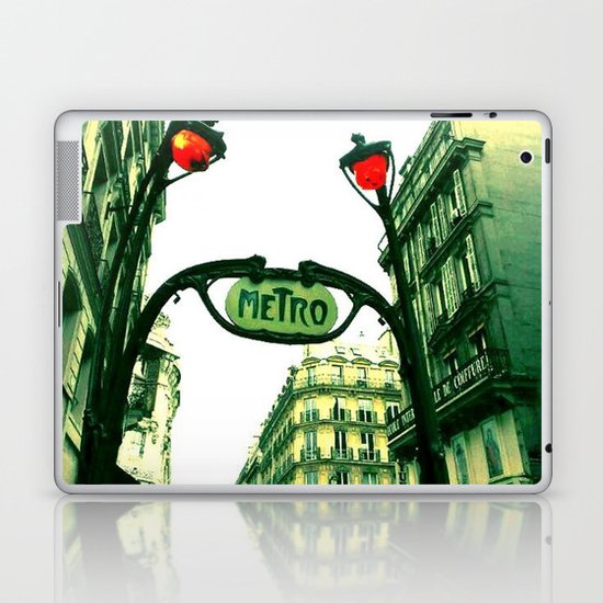 Metro in Paris Laptop & iPad Skin