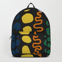 Abstract vintage colorful pattern collection 4 Backpack