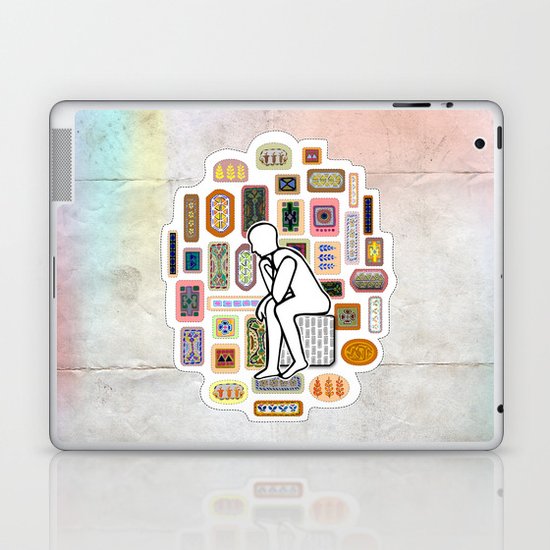 Thinking Man Laptop & iPad Skin