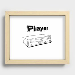 Player Recessed Framed Print