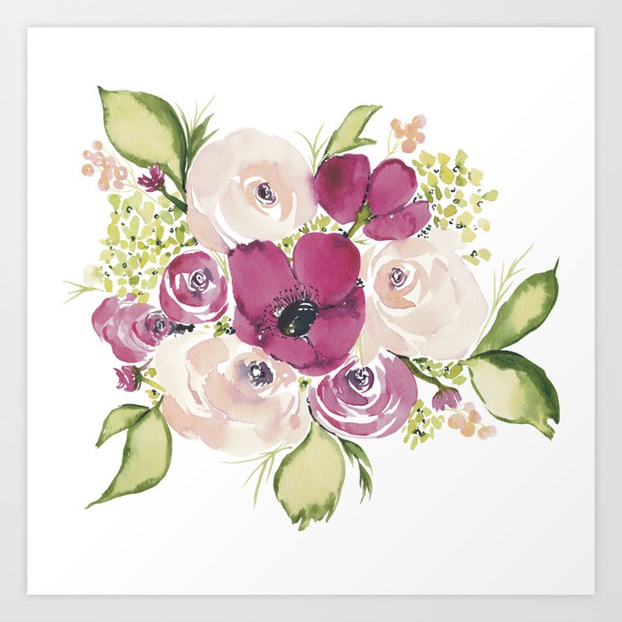 Bottega Bouquet Art Print