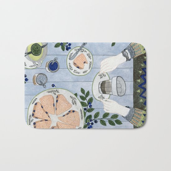 Blueberry Scones Bath Mat