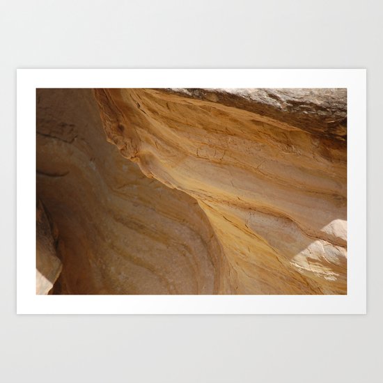 Red Wave Art Print