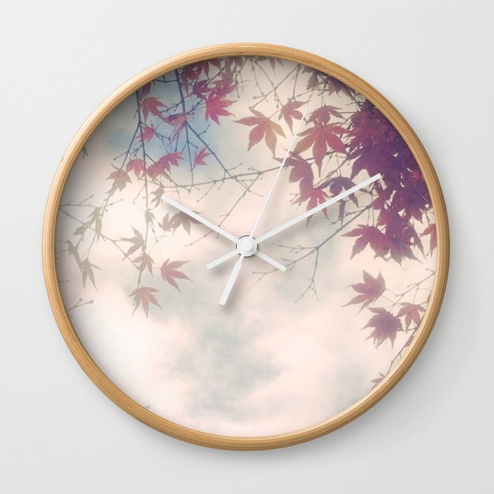 Through the Leaves Wall Clock