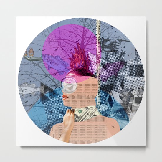 A dream for a lifetime · Marianna 2+ · Crop Circle Metal Print