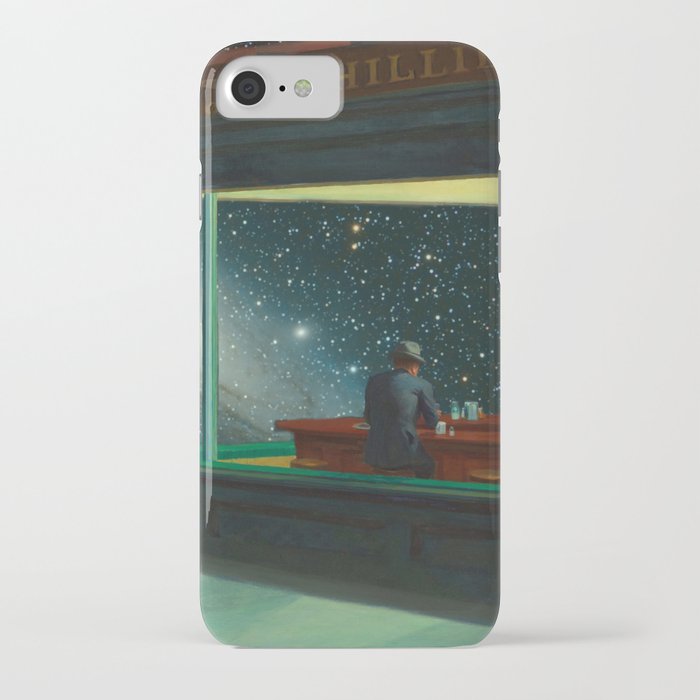 Sleepless night in space iPhone Case