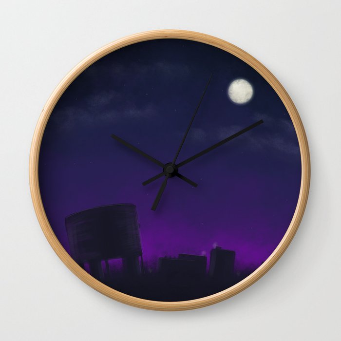 Nightscape Wall Clock