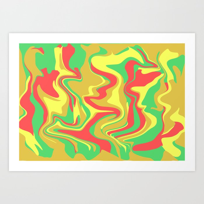 Abstract Pattern Art Print