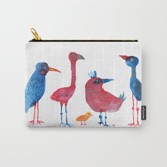 Tiny Yellow Fellow Carry-All Pouch