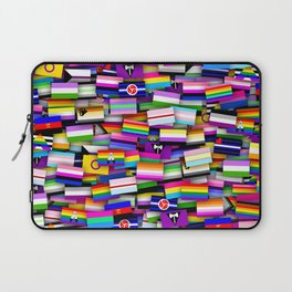 All LGBTQ+ pride flags Laptop Sleeve