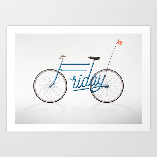 Lovely Friday Art Print