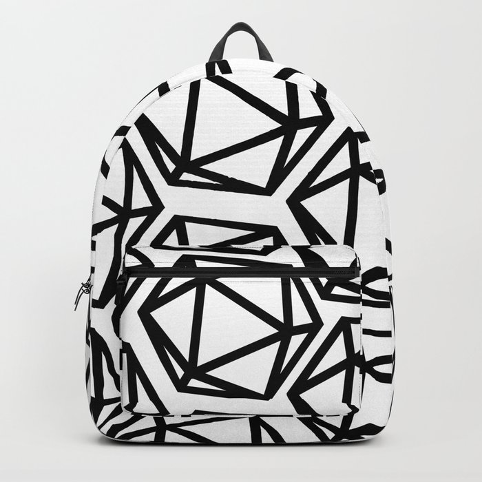 D20 Pattern Large Backpack