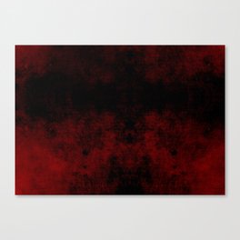 Dark Red Shapes Canvas Print