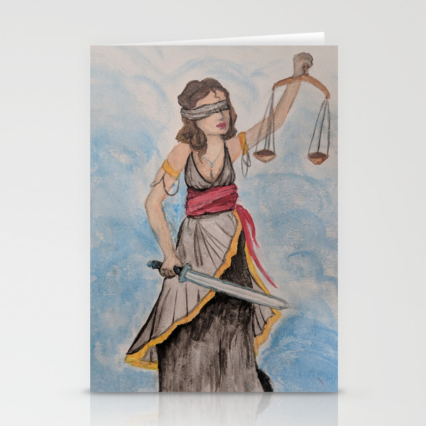 Lady Justice Stationery Cards By Marysunshineart Society6