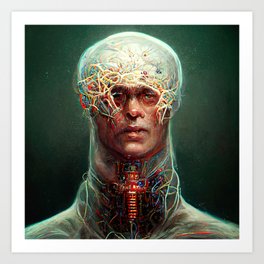 Cybernetic God Art Print