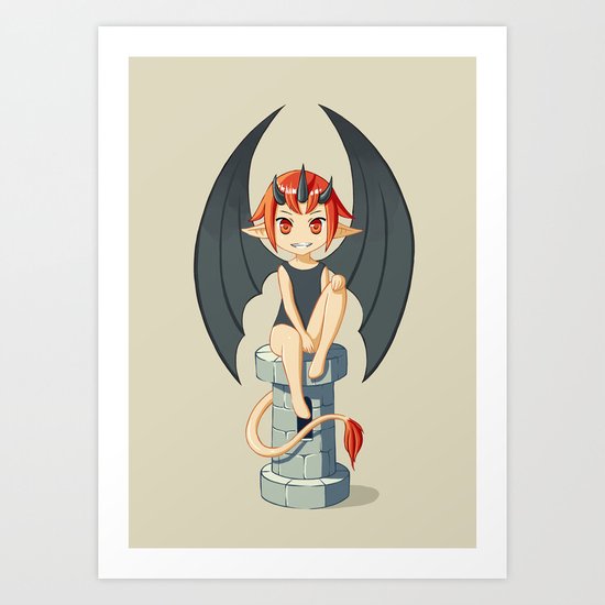 Gargoyle Art Print