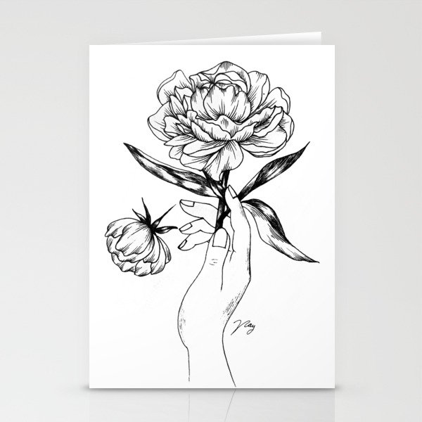 Catching Flowers Stationery Cards
