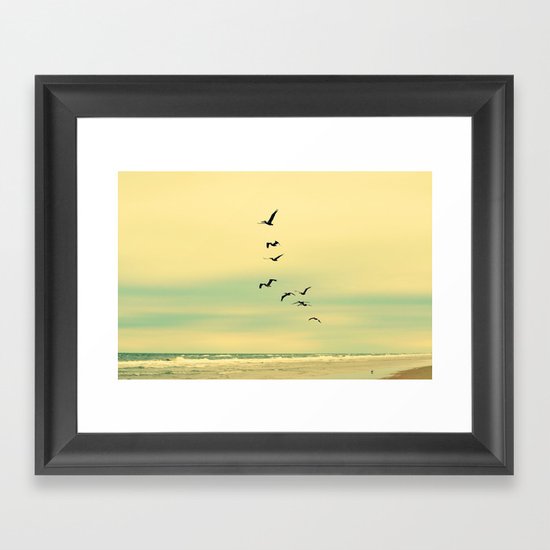 Across the Endless Sea Framed Art Print