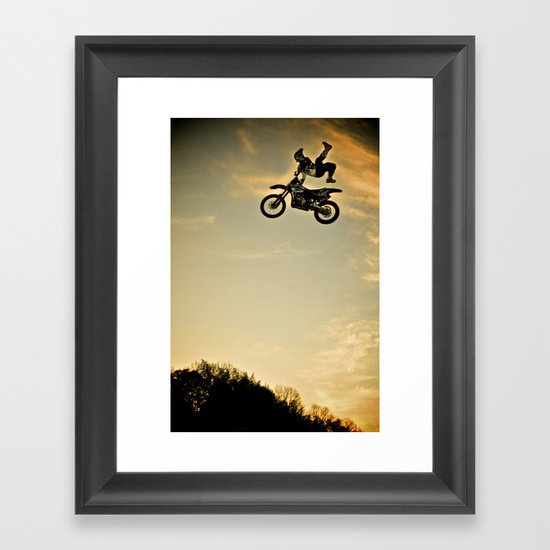 Eigo Sato at Sunset, FMX Japan Framed Art Print