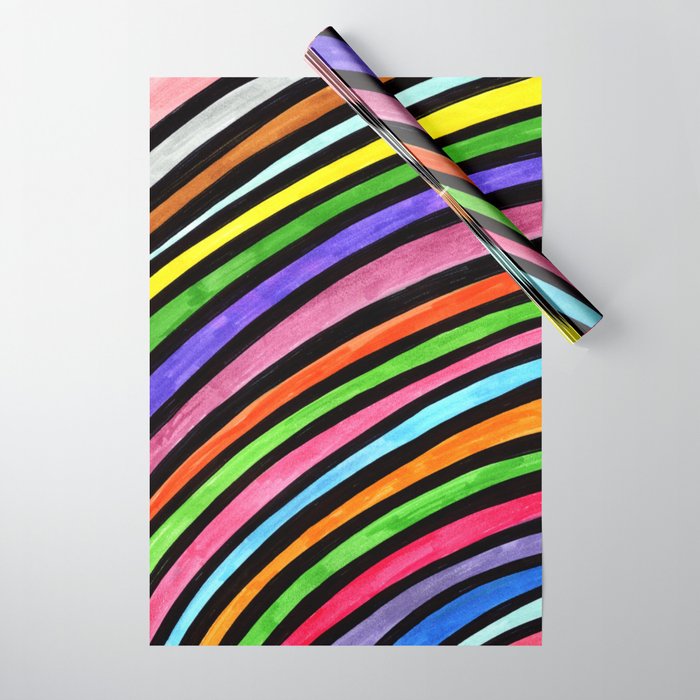 Edgy Rainbow In Brooklyn Wrapping Paper