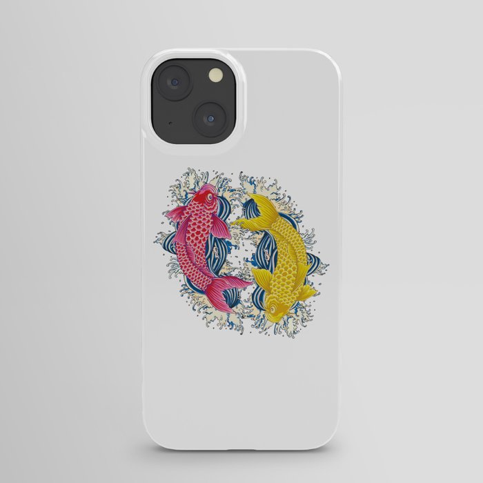 Japanese lucky charm "carp" iPhone Case