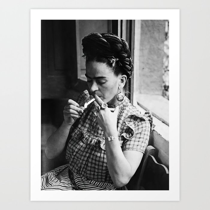 Frida Kahlo Exhibition Poster Art Print