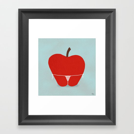 Apple Bottom Framed Art Print