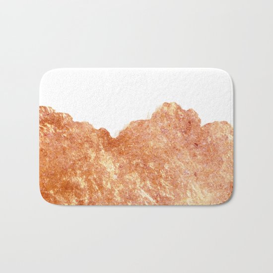 Rose Gold Rush #society6 #decor #buyart Bath Mat