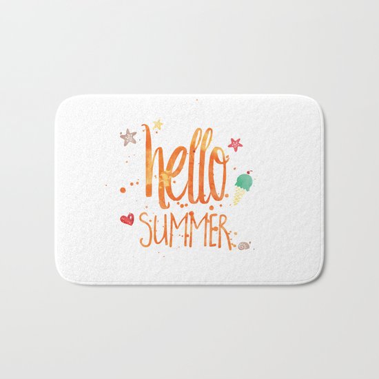 Hello Summer Bath Mat