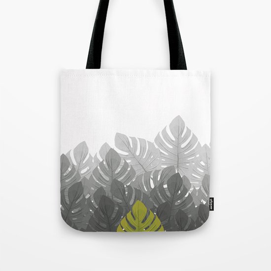 Tropical leaves 03 Tote Bag