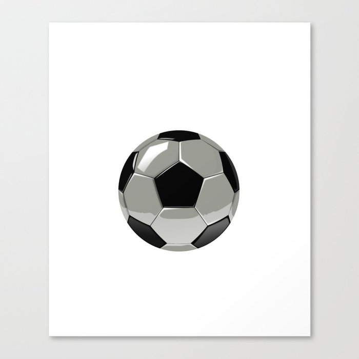 Addicted To Soccer Ball Football Player Goalie Quote slogan Canvas Print