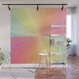 Bright Summer Rainbow Wall Mural