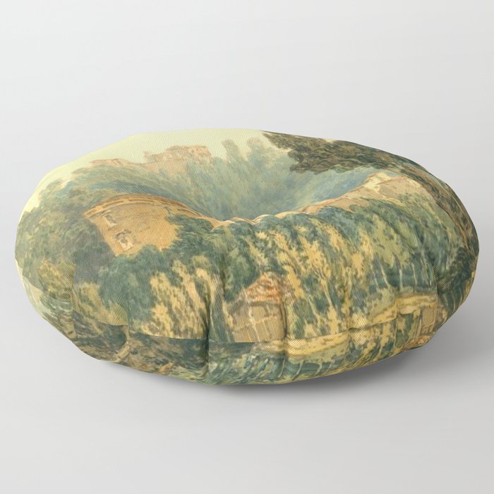 Joseph Mallord William Turner In the Valley Near Vietri Floor Pillow