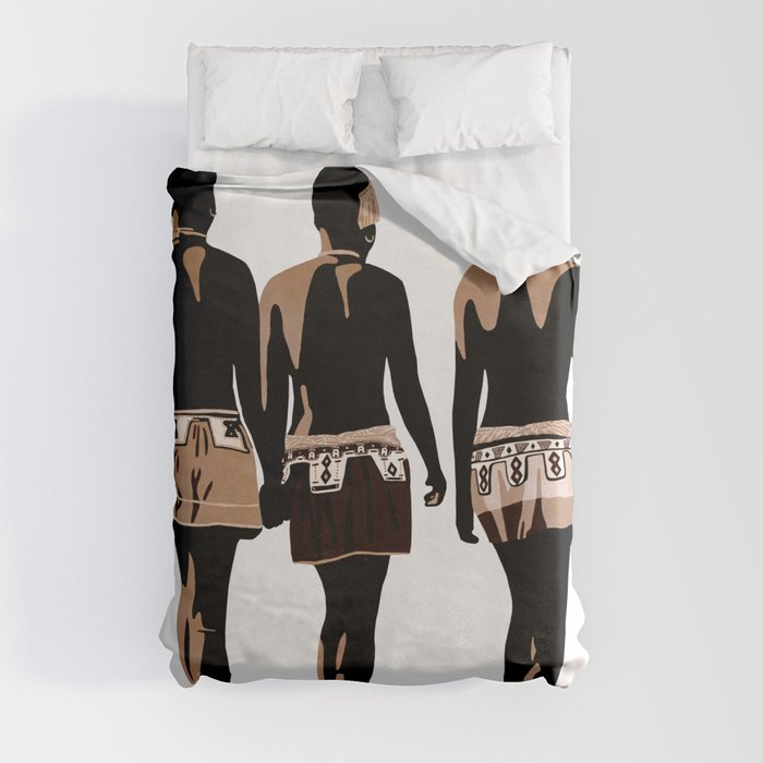 zulu sisters Duvet Cover