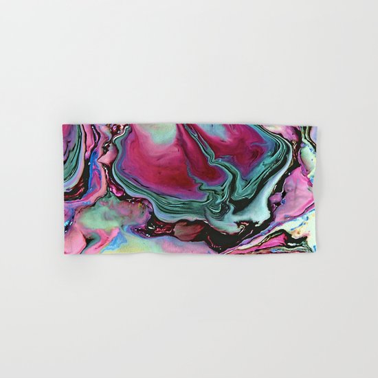Colorful abstract marble Hand & Bath Towel