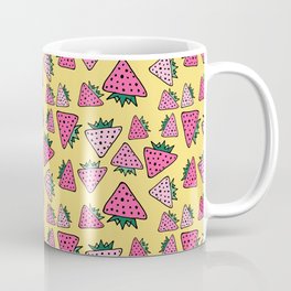 strawberry yellow Coffee Mug