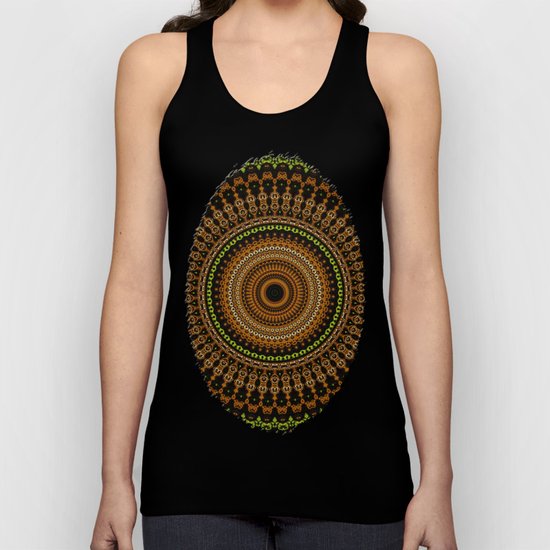 Fractal Kaleido Study 002 in CMR Unisex Tank Top